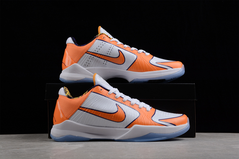 Kobe 5 Protro White/Black-Orange 5