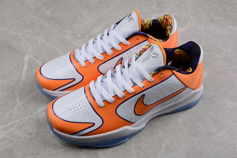 Kobe 5 Protro White/Black-Orange 19