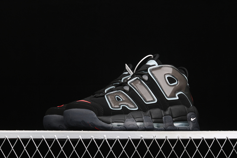 Air More Uptempo 96 Qs Black/Chile Red/Black 25