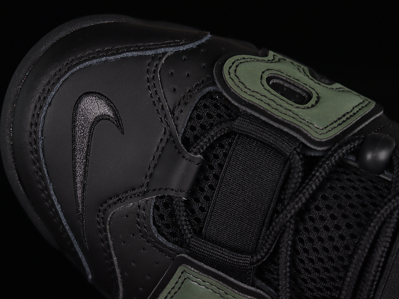 Air More Uptempo Gs Reflective Black/Black-Wolf Grey 23