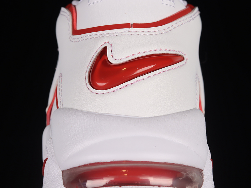 Air More Uptempo Gs 2021 White/Varsity Red 27