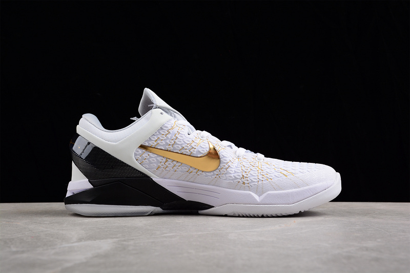 Zoom Kobe 7 System Elite Home White/Metallic Gold-Black-Natural Grey 11