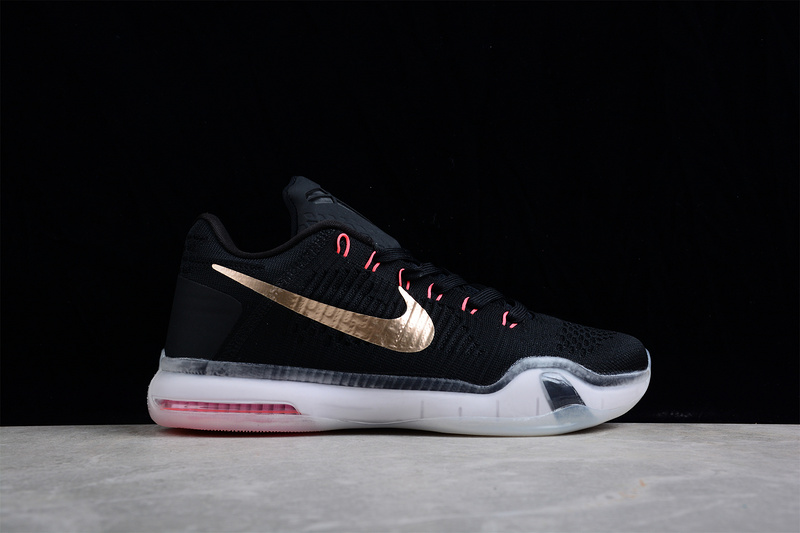 Kobe 10 Elite Rose Goⅰd Pack Black/White/Hot Lava/Metallic Red Bronze 3