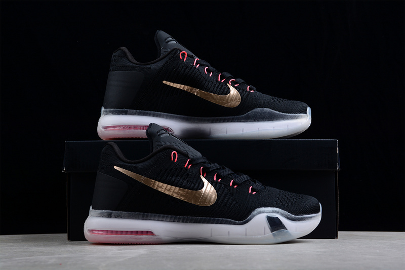 Kobe 10 Elite Rose Goⅰd Pack Black/White/Hot Lava/Metallic Red Bronze 31