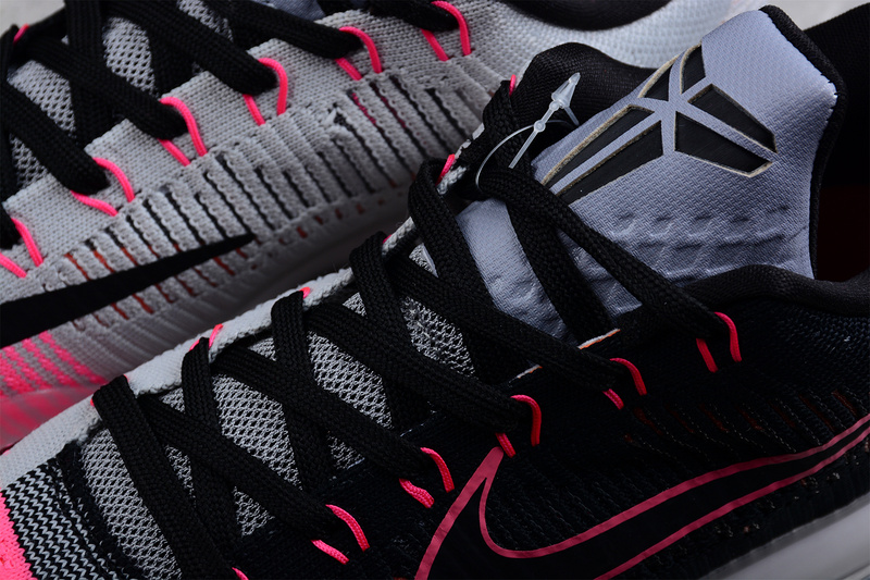 Kobe 10 Elite Mambacurial Black/Black-Wolf Grey-Pink Flash 5