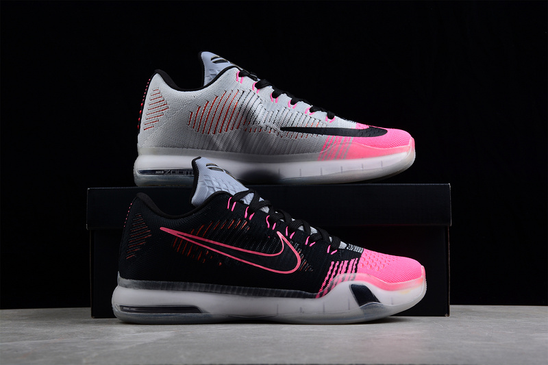 Kobe 10 Elite Mambacurial Black/Black-Wolf Grey-Pink Flash 9