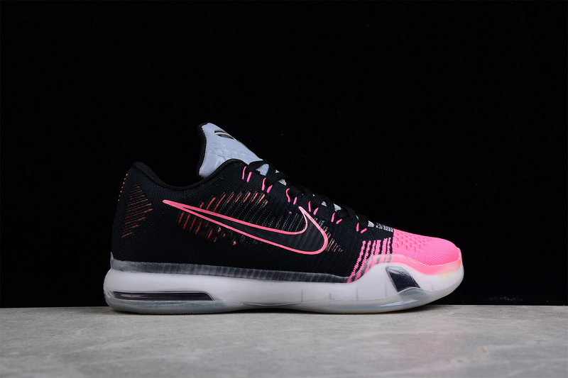 Kobe 10 Elite Mambacurial Black/Black-Wolf Grey-Pink Flash 11