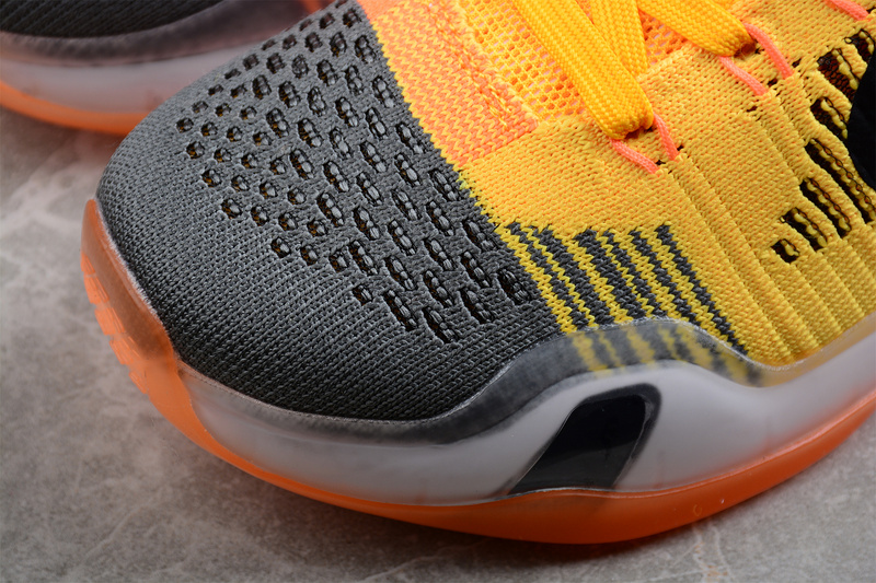 Kobe 10 Elite Rivalry Total Orange/Laser Orange/Tumbled Grey/Black 25