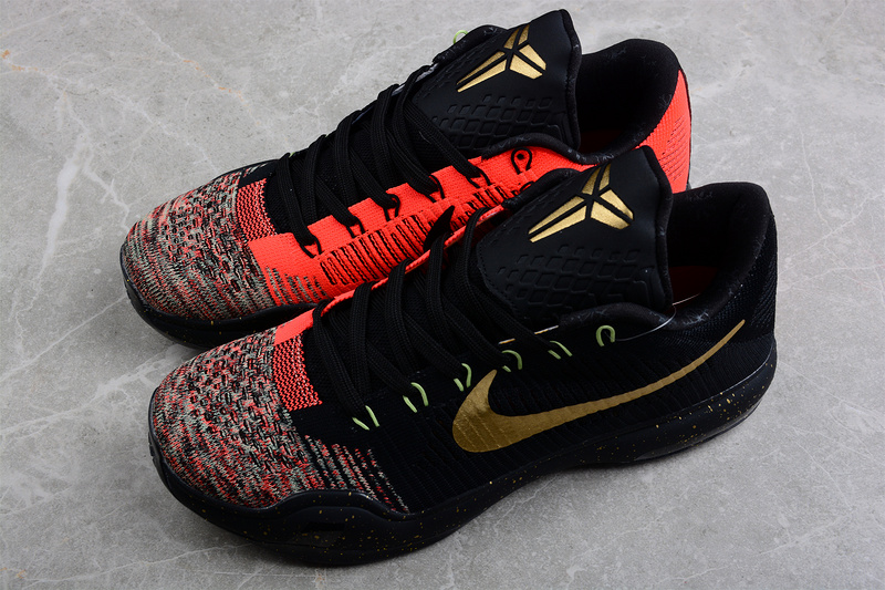 Kobe 10 Elite Low Christmas Black/Metallic Gold-Bright Crimson 7