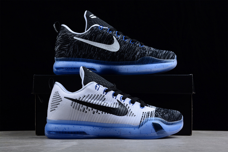 Kobe 10 Elite Premium Htm Shark Jaw White/Black/Blue 17