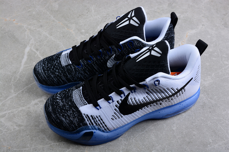 Kobe 10 Elite Premium Htm Shark Jaw White/Black/Blue 21