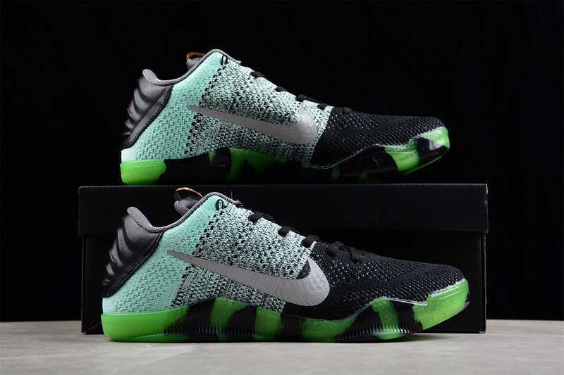 Kobe 11 Low Easter Black/Black/Green 21