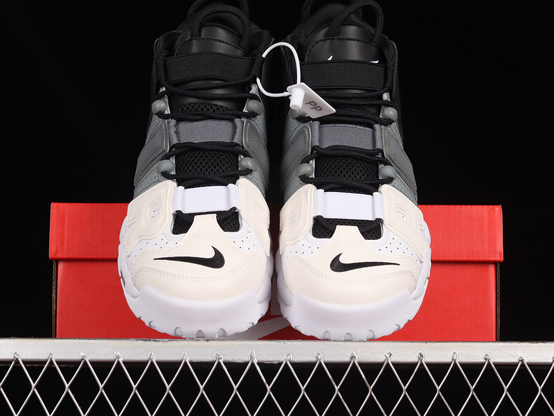 Air More Uptempo Tri-Color Black/Cool Grey/White 9