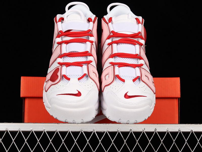 Air More Uptempo 96 Qs White/Varsity Red-White 9