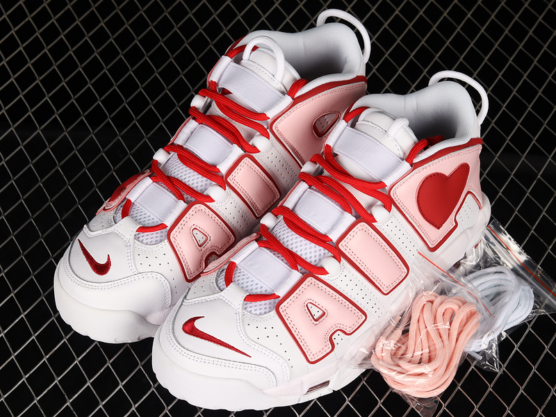 Air More Uptempo 96 Qs White/Varsity Red-White 25