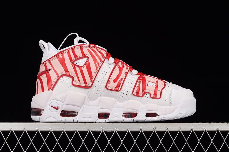 Air More Uptempo White/Varsity Red/White 5