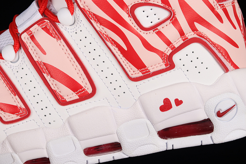 Air More Uptempo White/Varsity Red/White 9