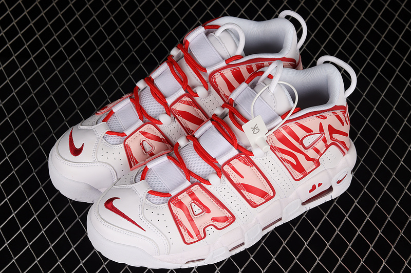 Air More Uptempo White/Varsity Red/White 31