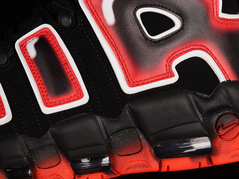 Air More Uptempo 96 Black/White/Laser Crimson 9