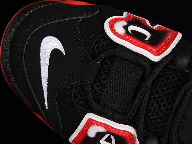 Air More Uptempo 96 Black/White/Laser Crimson 27