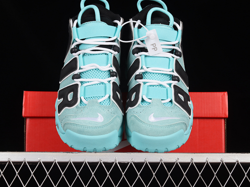 Air More Uptempo 96 Qs Light Aqua/Black/White 9