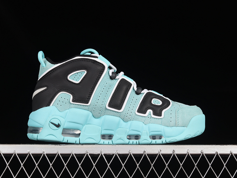 Air More Uptempo 96 Qs Light Aqua/Black/White 19