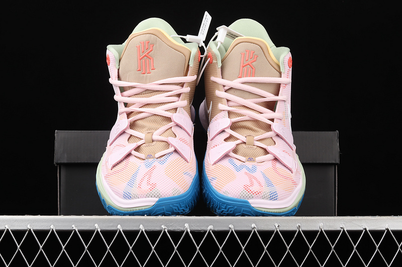 Kyrie 7 Gs 1 World 1 People Cherry Blossom Powder/Blue/White 13