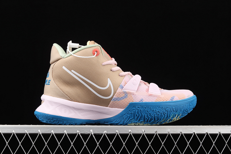 Kyrie 7 Gs 1 World 1 People Cherry Blossom Powder/Blue/White 23