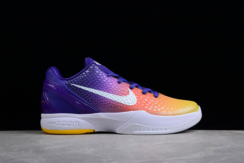 Kobe 6 Low White/Yellow/Purple 17