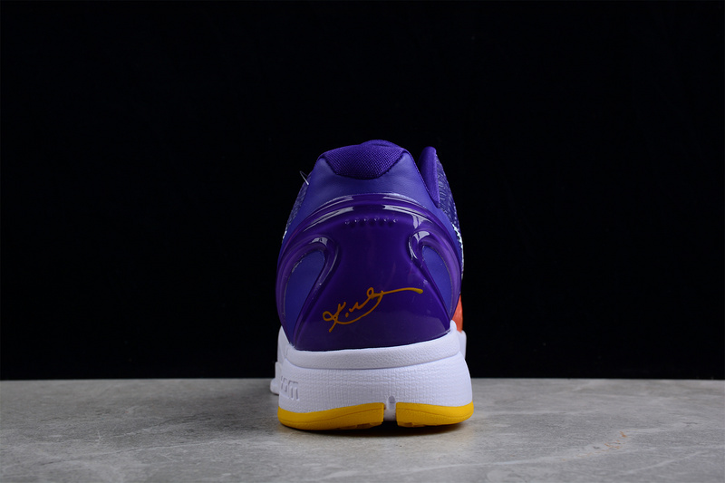 Kobe 6 Low White/Yellow/Purple 21