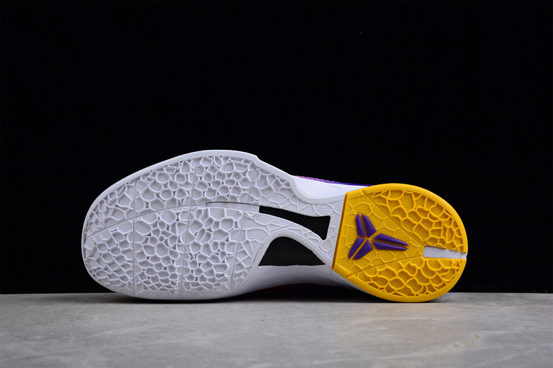 Kobe 6 Low White/Yellow/Purple 33