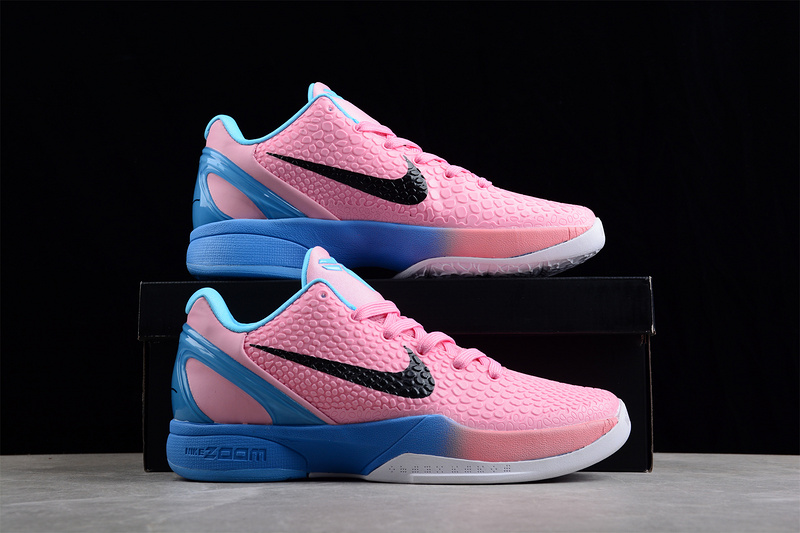 Kobe Vi Protro Pinkfire/Blue/Black-White 7