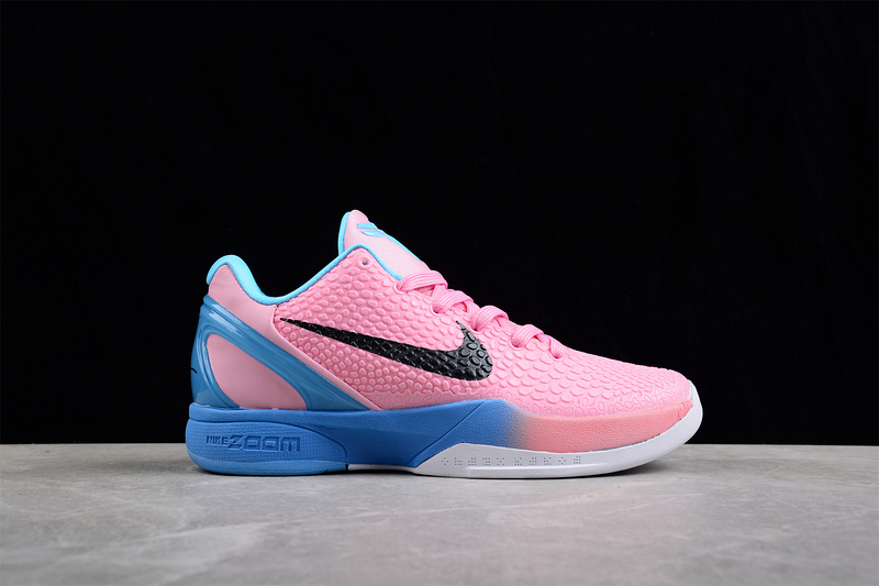 Kobe Vi Protro Pinkfire/Blue/Black-White 19