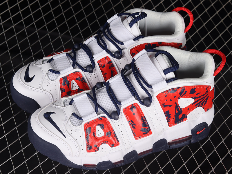 Air More Uptempo White/University Red/Blue Void 21