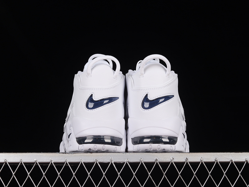 Air More Uptempo White/Midnight Navy/White 19