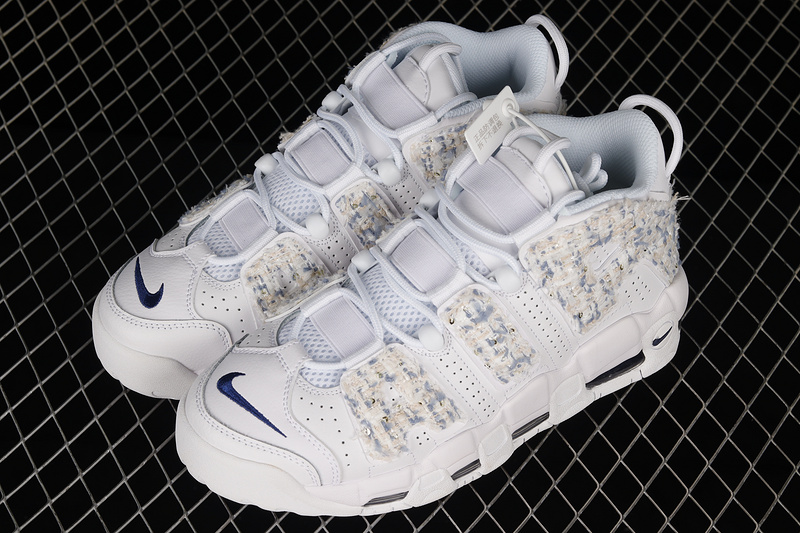 Air More Uptempo Gs White/Midnight Navy/White 11