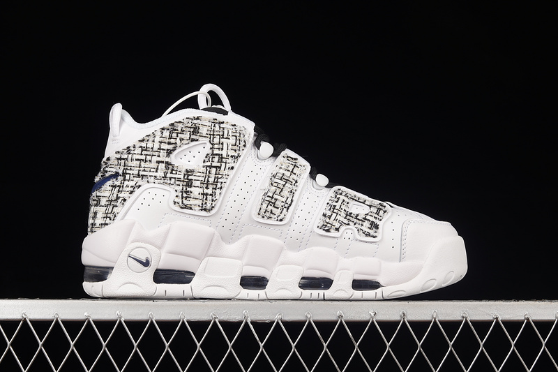 Air More Uptempo White/Midnight Navy/Black 23