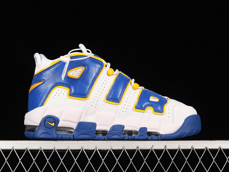 Air More Uptempo 96 Qs White/Blue/Yellow 7