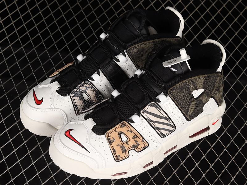 Air More Uptempo 96 Qs White/Black/Red 21