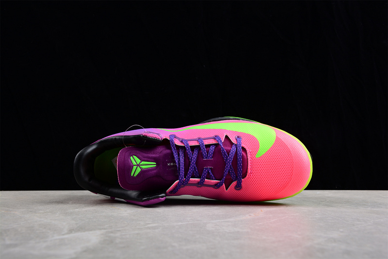 Kobe 8 System Mambacurial Pink/Green/Purple-White 9