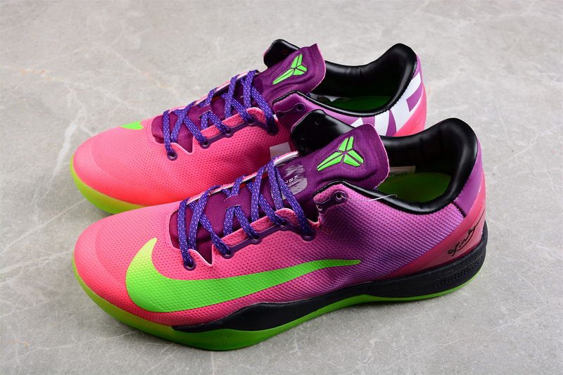 Kobe 8 System Mambacurial Pink/Green/Purple-White 19