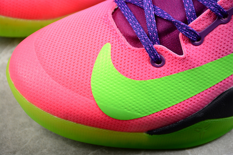 Kobe 8 System Mambacurial Pink/Green/Purple-White 23