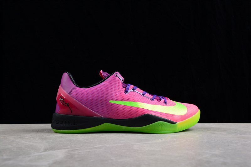 Kobe 8 System Mambacurial Pink/Green/Purple-White 27