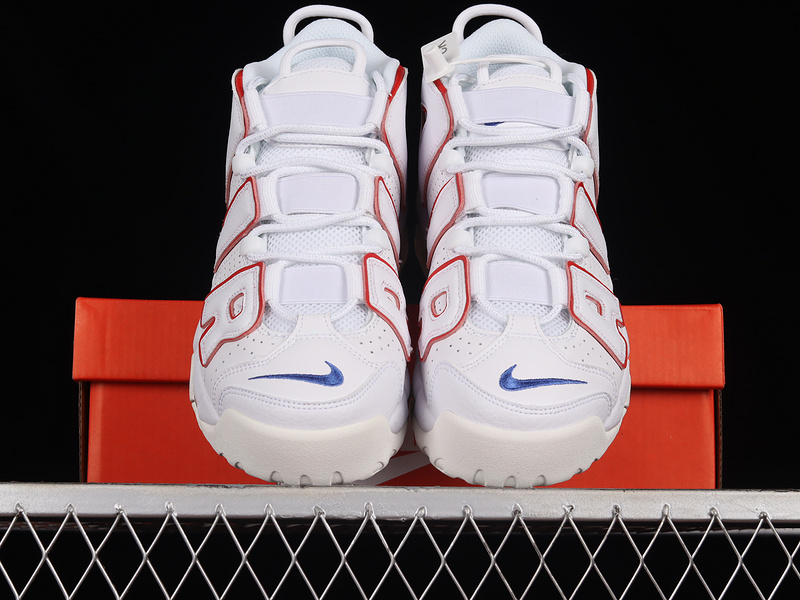 Air More Uptempo 96 Usa Hoops White/University Red/Sail/Game Royal 25