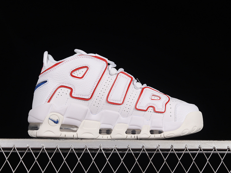 Air More Uptempo 96 Usa Hoops White/University Red/Sail/Game Royal 27