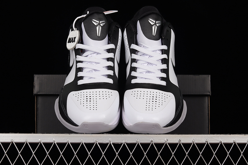 Zoom Kobe 5 Tb White/Black/Metallic Silver 27