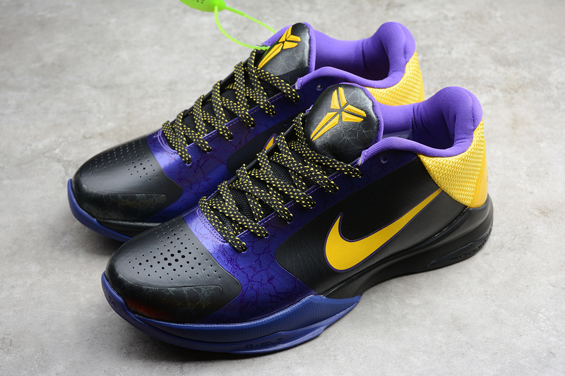 Zoom Kobe 5 X Black/Desol-Varsity Purple 5