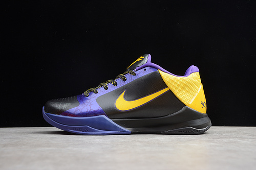 Zoom Kobe 5 X Black/Desol-Varsity Purple 31