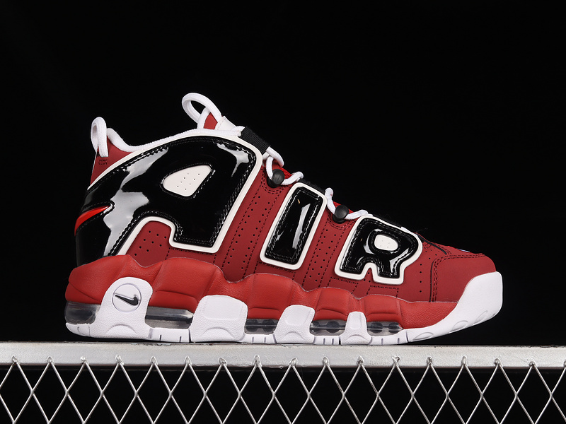 Air More Uptempo Bulls Varsity Red/White/Black 5