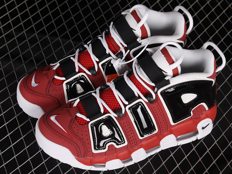 Air More Uptempo Bulls Varsity Red/White/Black 27